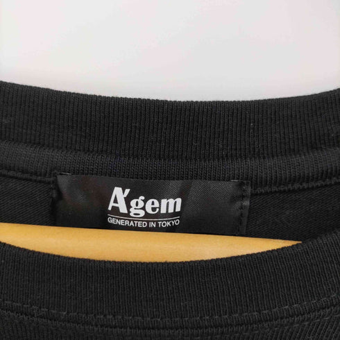 エージェム A’gem キャラクター プリント クルーネック S/S Tシャツ メンズ FREE