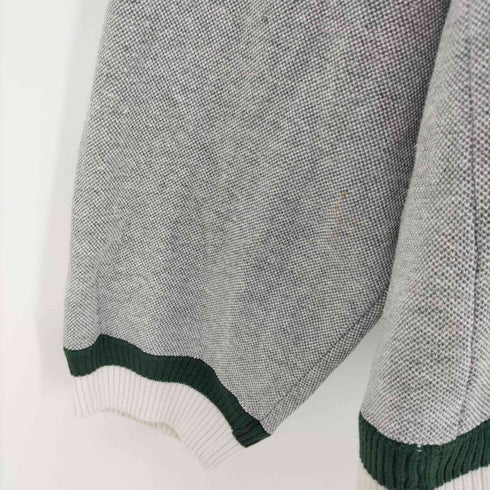 バックプレミア BAC PREMIER エンブレム 刺繍 Vネック スウェット トレーナー メンズ import:XL