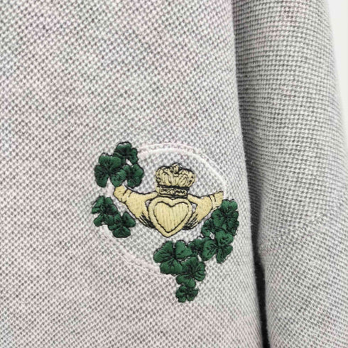 バックプレミア BAC PREMIER エンブレム 刺繍 Vネック スウェット トレーナー メンズ import:XL