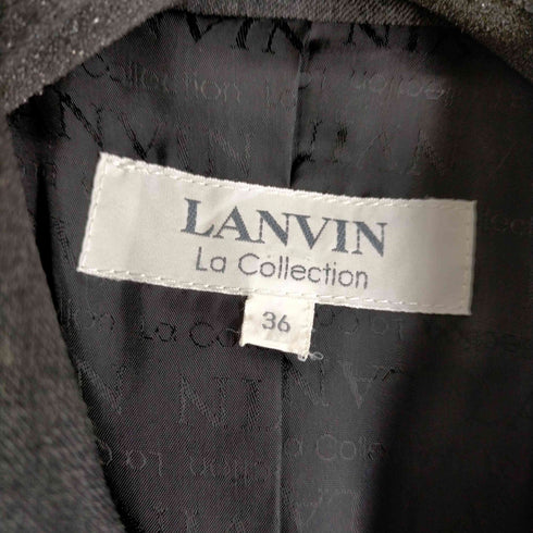 ランバン LANVIN テーラードジャケット レディース 36