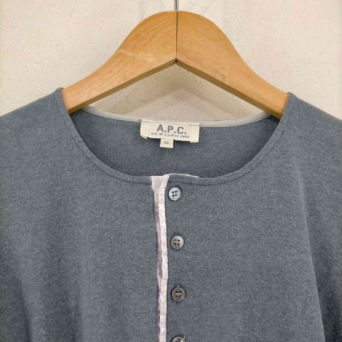 アーペーセー A.P.C. 90-00s イーストバイウエスト期 ヘンリーネックカットソー レディース import:M