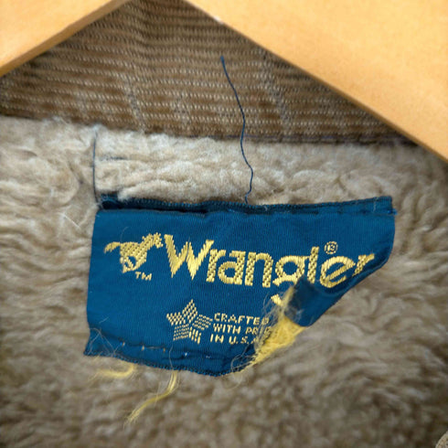ラングラー Wrangler 70S USA製 裏ボア 襟コーデュロイデニムジャケット メンズ
