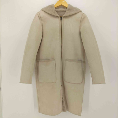 クロシェット Cloche リバーシブルボアフリースフーデッドジップアップコート レディース JPN:2