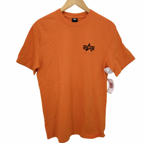 アルファインダストリーズ ALPHA INDUSTRIES ロゴプリントクルーネックTシャツ メンズ JPN:M