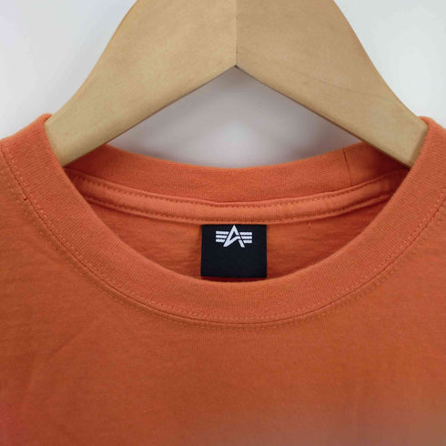 アルファインダストリーズ ALPHA INDUSTRIES ロゴプリントクルーネックTシャツ メンズ JPN:M