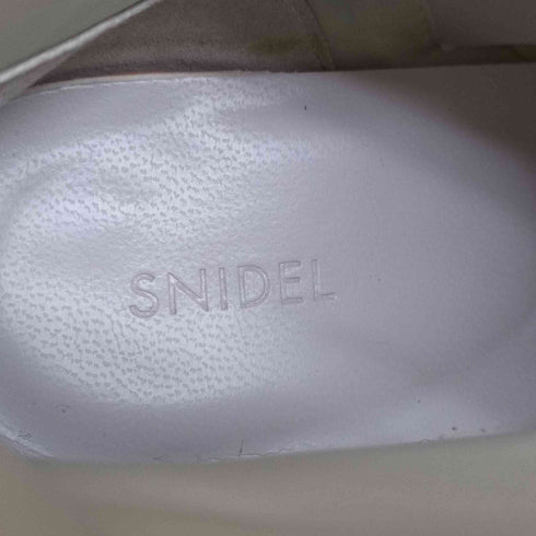 スナイデル snidel スクエアトゥレザーショートブーツ レディース JPN:S