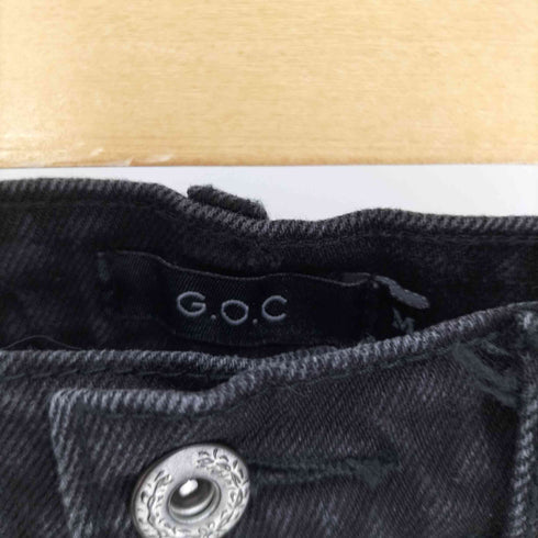 ジーオーシー G.O.C ダメージ加工 デニムワイドバギーパンツ メンズ JPN:M