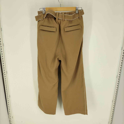 ステュディオス STUDIOUS ベルテッド ワイド スラックスパンツ メンズ JPN:2