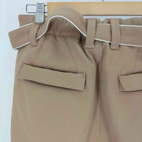 ステュディオス STUDIOUS ベルテッド ワイド スラックスパンツ メンズ JPN:2