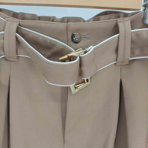 ステュディオス STUDIOUS ベルテッド ワイド スラックスパンツ メンズ JPN:2