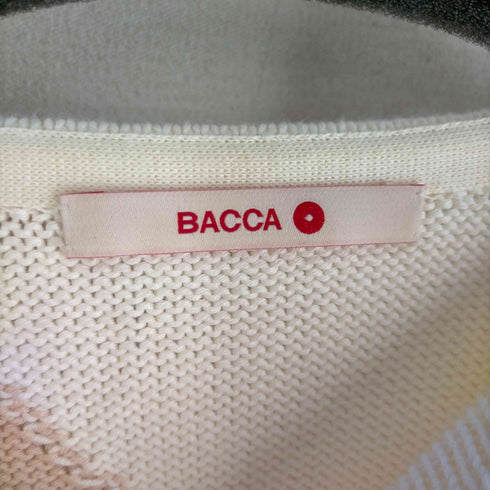 バッカ BACCA アーガイル柄 コットンニット レディース JPN:S