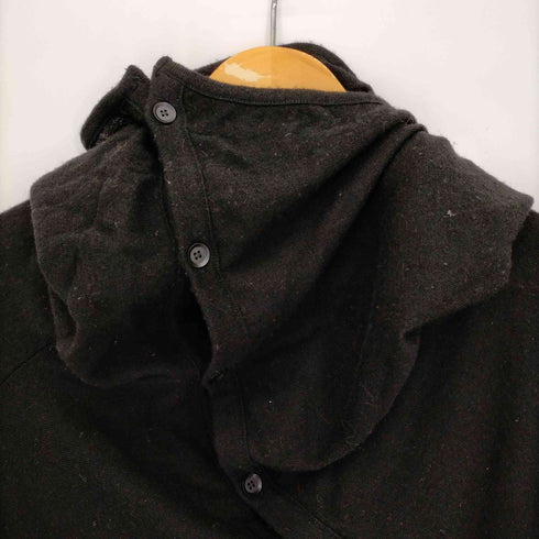 ヨウジヤマモト Yohji Yamamoto AIRY SPAN MILLING LONG CARDIGAN 変形 ロングカーディガン レディース JPN:2