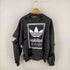 アディダス adidas 90s MADE IN CANADA BY/PAR PRIVASPORT 両面ラバーロゴプリント ダメージスウェット メンズ import:M