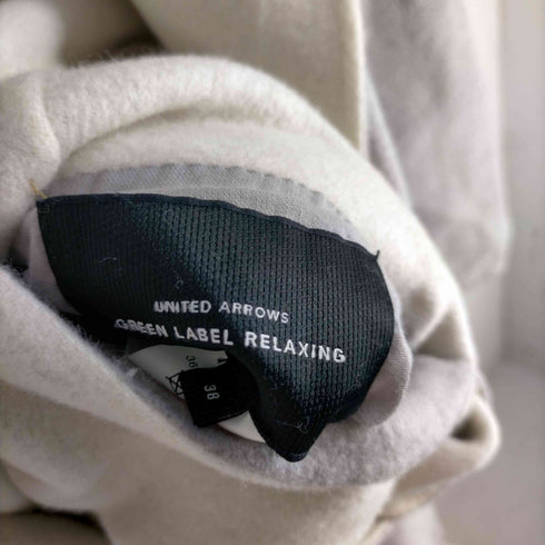 ユナイテッドアローズグリーンレーベルリラクシング UNITED ARROWS green label relaxing KFC リバー ノーカラー コート レディース 38
