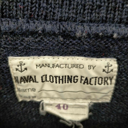 ナーバルクロッシングファクトリー NAVAL CLOTHING FACTORY ウールモックネックニット メンズ 40