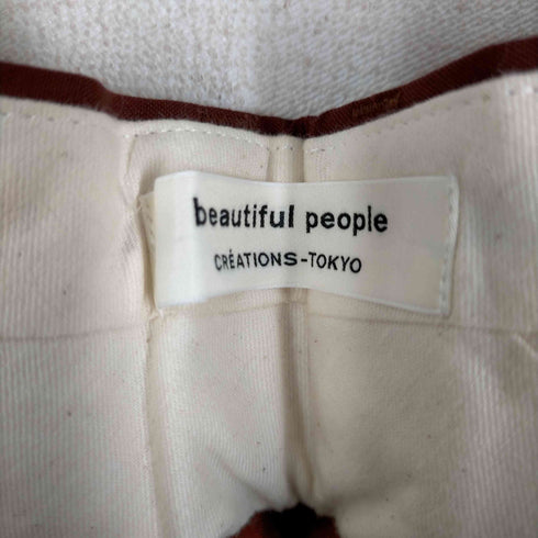 ビューティフルピープル beautiful people クロップドスラックス レディース 34