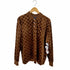 ボット BOTT 22AW CHECKERBOARD VELOUR POLO - BROWN メンズ JPN:XL
