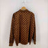 ボット BOTT 22AW CHECKERBOARD VELOUR POLO - BROWN メンズ JPN:XL