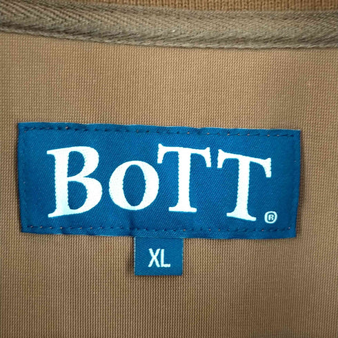 ボット BOTT 22AW CHECKERBOARD VELOUR POLO - BROWN メンズ JPN:XL