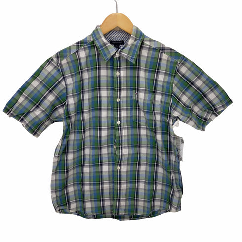 トミーヒルフィガー TOMMY HILFIGER フロント刺繍チェックシャツ メンズ JPN:XL