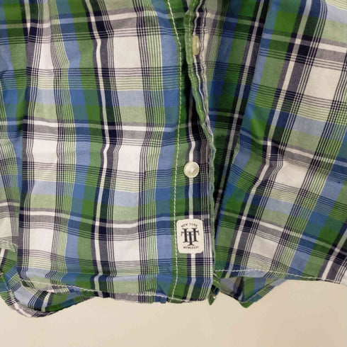 トミーヒルフィガー TOMMY HILFIGER フロント刺繍チェックシャツ メンズ JPN:XL