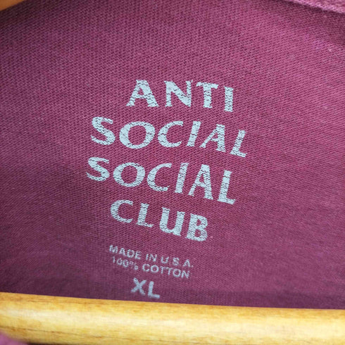 アンチソーシャルソーシャルクラブ ANTI SOCIAL SOCIAL CLUB LOGO TEE TWO T-SHIRT ロゴ S/S Tシャツ メンズ import:XL