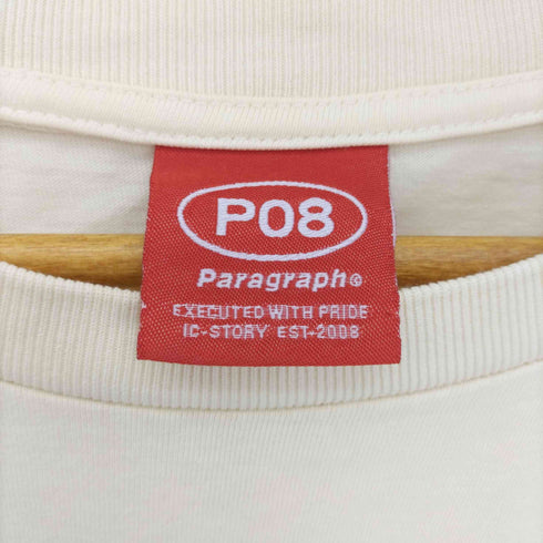 パラグラフ PARAGRAPH ビッグシルエット スマイル ロゴ S/S Tシャツ メンズ