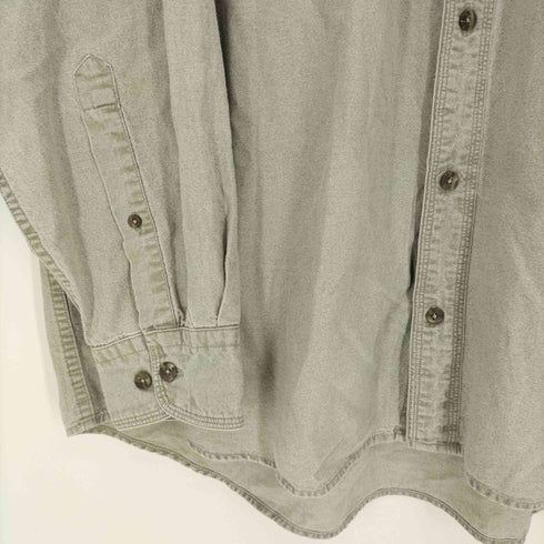 レッドヘッド redhead 90-00S インド綿 フラップ ワークシャツ ビッグサイズ メンズ 2XL
