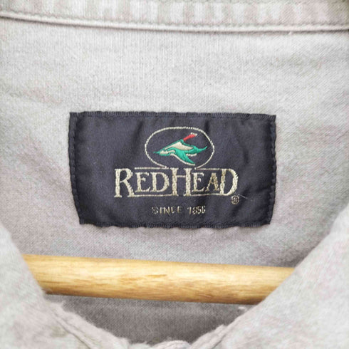 レッドヘッド redhead 90-00S インド綿 フラップ ワークシャツ ビッグサイズ メンズ 2XL