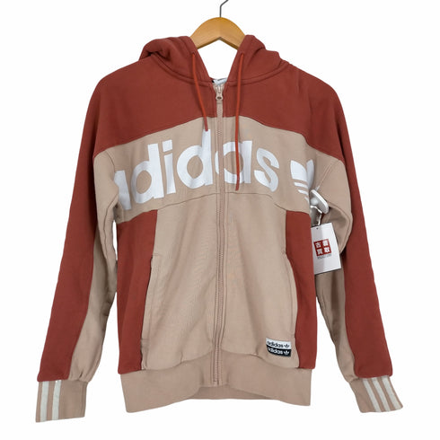 アディダス adidas ロゴ刺繍ジップパーカー レディース JPN:36