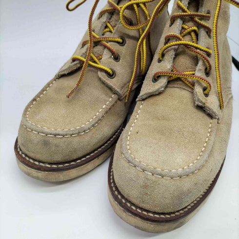 チペワ CHIPPEWA 牛革 モックトゥ スエード Vibram ソール ワーク ブーツ メンズ 7 1/2 E