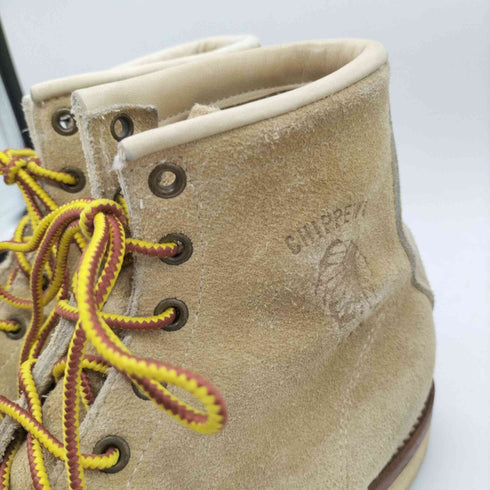 チペワ CHIPPEWA 牛革 モックトゥ スエード Vibram ソール ワーク ブーツ メンズ 7 1/2 E