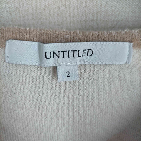 アンタイトル UNTITLED ウール混カットソー レディース JPN:2
