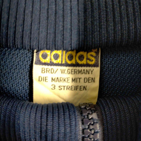 アディダス adidas 70S 80S デサント ジャージ トラックジャケット 3ライン ロゴ刺繍 西ドイツ メンズ 165