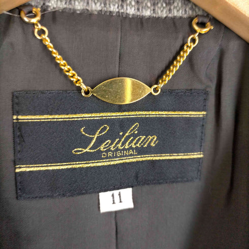 レリアン Leilian 総柄テーラードジャケット タイトスカート レディース 11