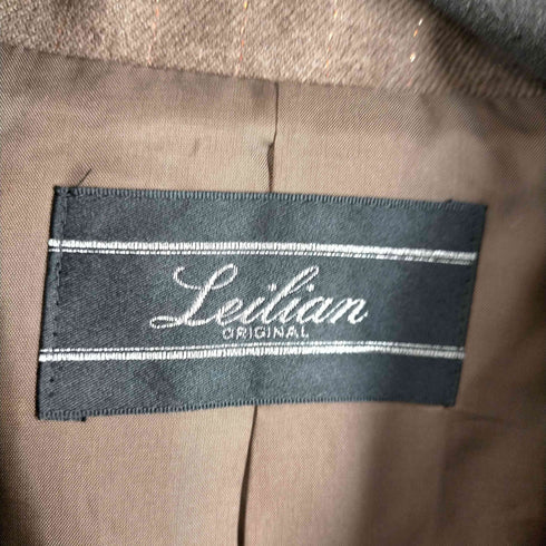 レリアン Leilian ラメ入りテーラードジャケット メンズ