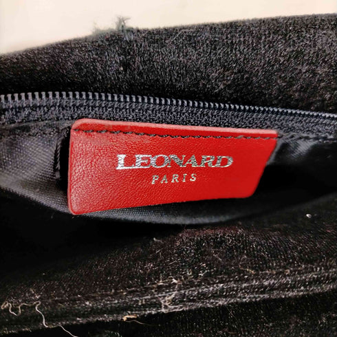レオナール LEONARD ベロアハンドバッグ レディース