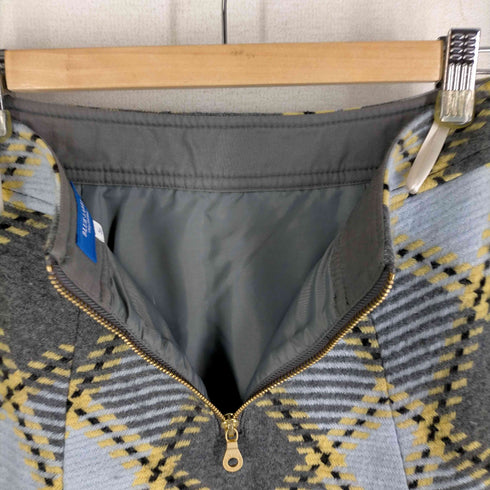 バーバリーブルーレーベル BURBERRY BLUE LABEL チェック柄タイトスカート レディース 36