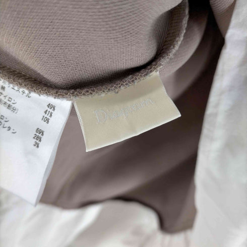 ダイアグラムグレースコンチネンタル Diagram GRACE CONTINENTAL 21AW シャツカットコンビトップ ブラウス レディース