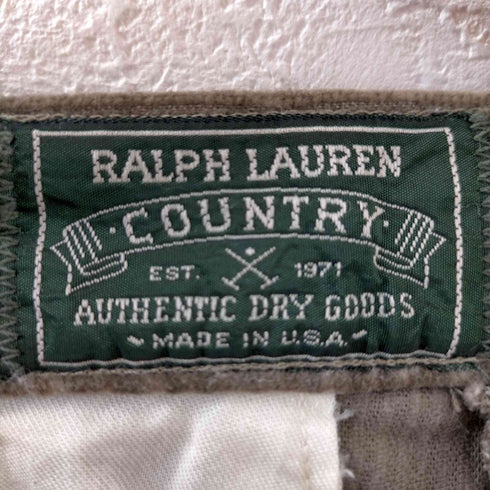 ポロカントリーラルフローレン POLO COUNTRY RALPH LAUREN 42TALON 2タック コーデュロイパンツ メンズ 14