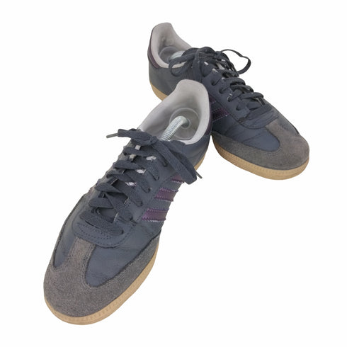 アディダス adidas Samba Metalic Purple Stripe サンバ メタリックパープルストライプ スニーカー レディース JPN:24.5