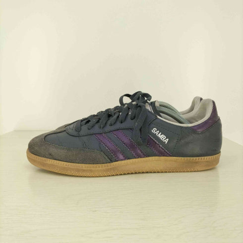 アディダス adidas Samba Metalic Purple Stripe サンバ メタリックパープルストライプ スニーカー レディース JPN:24.5