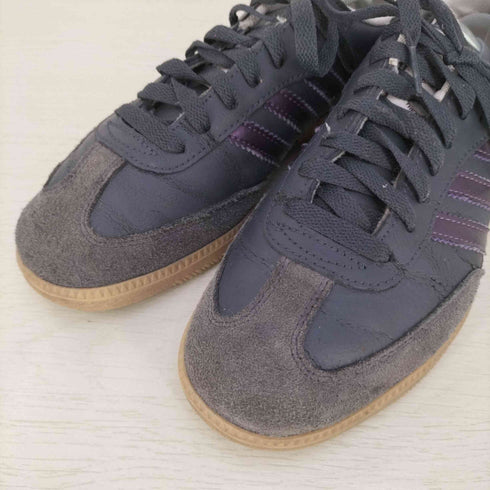 アディダス adidas Samba Metalic Purple Stripe サンバ メタリックパープルストライプ スニーカー レディース JPN:24.5