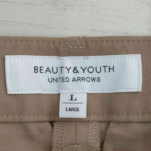 ビューティーアンドユースユナイテッドアローズ BEAUTY & YOUTH UNITED ARROWS ツイルストレートワイドパンツ レディース JPN:L