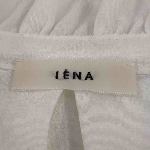 イエナ IENA クレープデシンフリルブラウス レディース