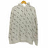 カルバンクライン CALVIN KLEIN ロゴ 総柄 裏起毛 パーカー メンズ import:L