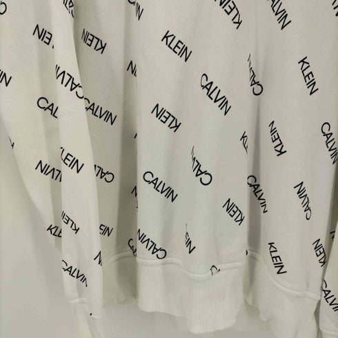 カルバンクライン CALVIN KLEIN ロゴ 総柄 裏起毛 パーカー メンズ import:L