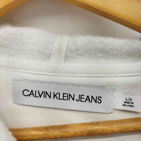 カルバンクライン CALVIN KLEIN ロゴ 総柄 裏起毛 パーカー メンズ import:L
