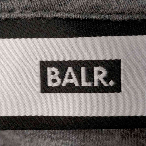 ボーラー BALR メタルプレートロゴ ジップフーディー メンズ import:S