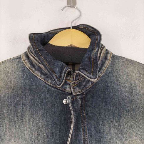 バーバリーブラックレーベル BURBERRY BLACK LABEL ジップアップデニムジャケット レディース import:L
